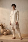 Outluk Wedding Vol 60 Silk Mens Kurta With Pajama 
